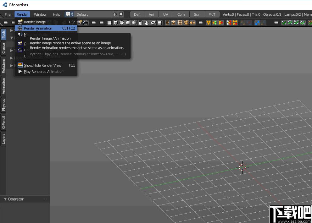 Bforartists下载,3D设计,3D渲染,三维设计,3D软件