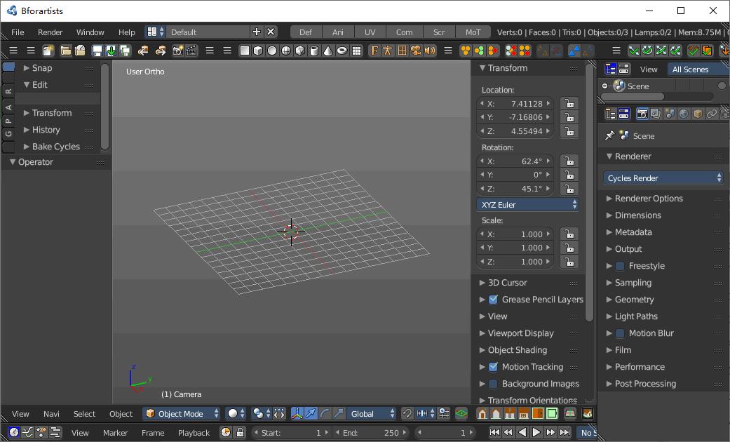 Bforartists下载,3D设计,3D渲染,三维设计,3D软件
